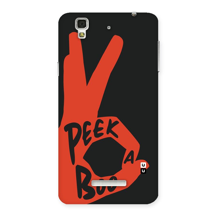 Peek-a-boo Back Case for YU Yureka Plus