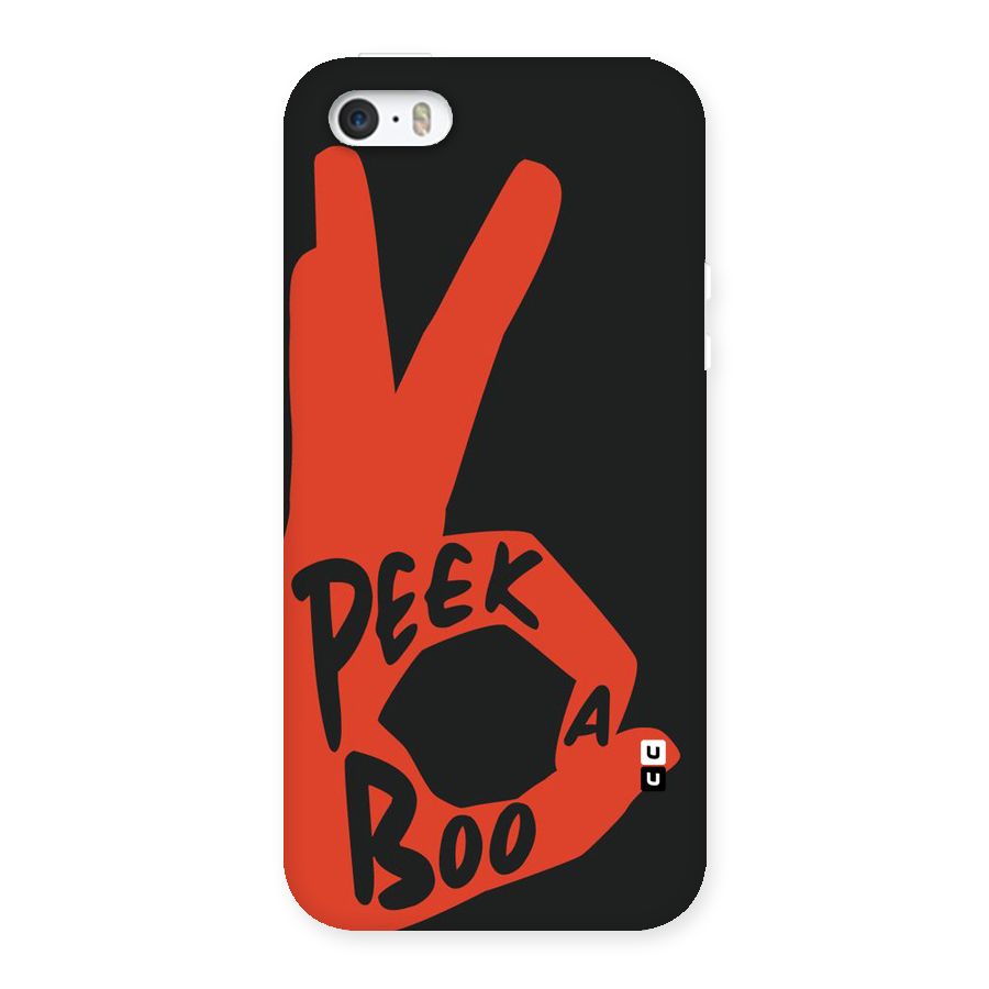 Peek-a-boo Back Case for iPhone 5 5S