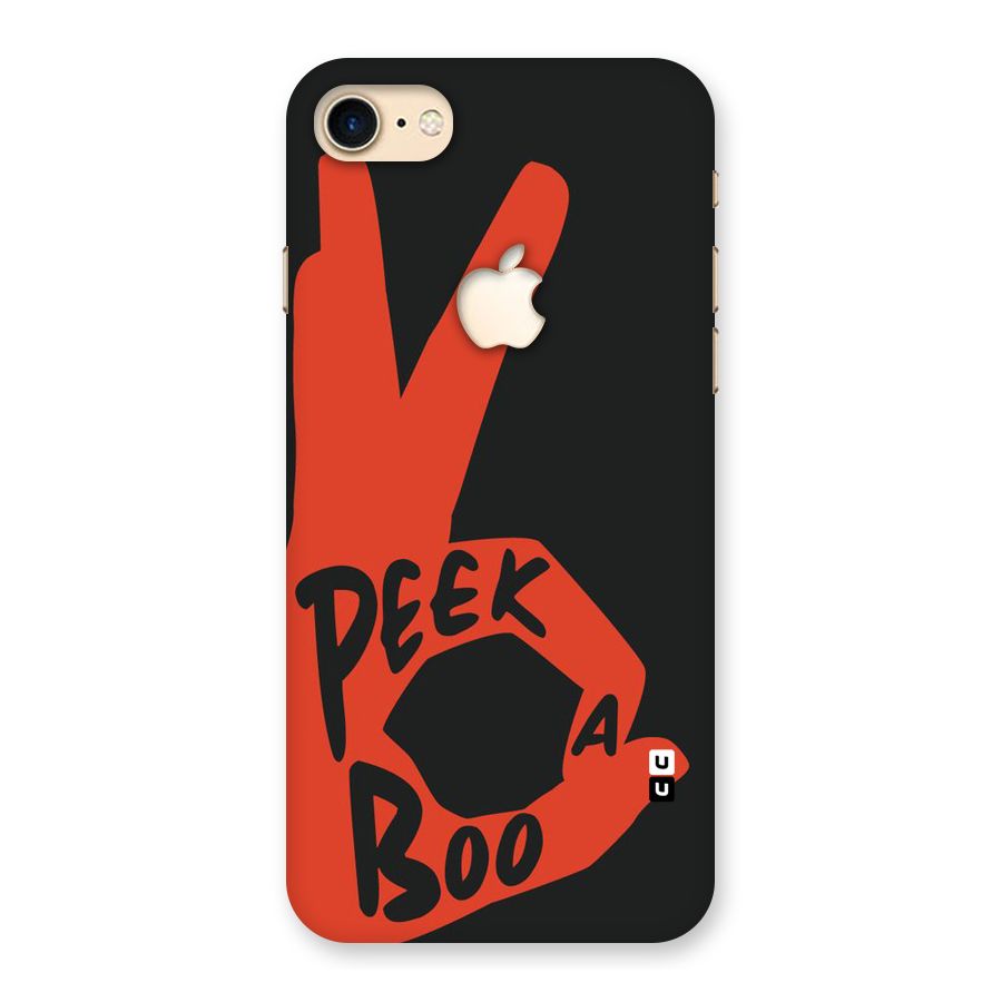 Peek-a-boo Back Case for iPhone 7 Apple Cut