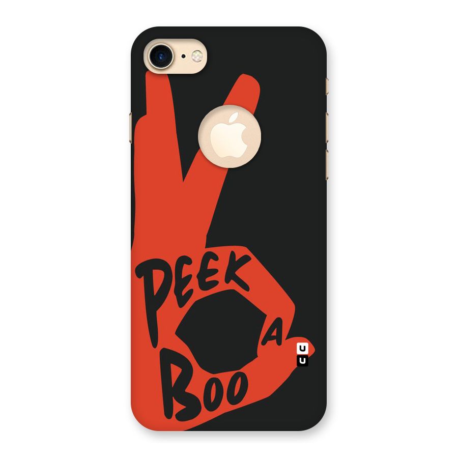 Peek-a-boo Back Case for iPhone 7 Logo Cut