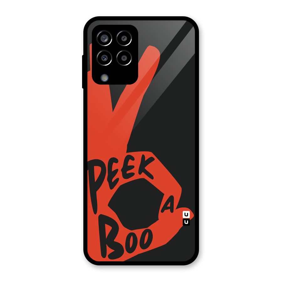 Peek-a-boo Glass Back Case for Galaxy M33