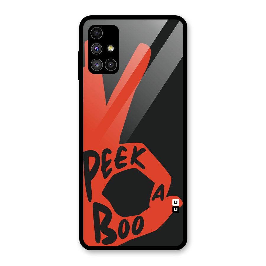 Peek-a-boo Glass Back Case for Galaxy M51