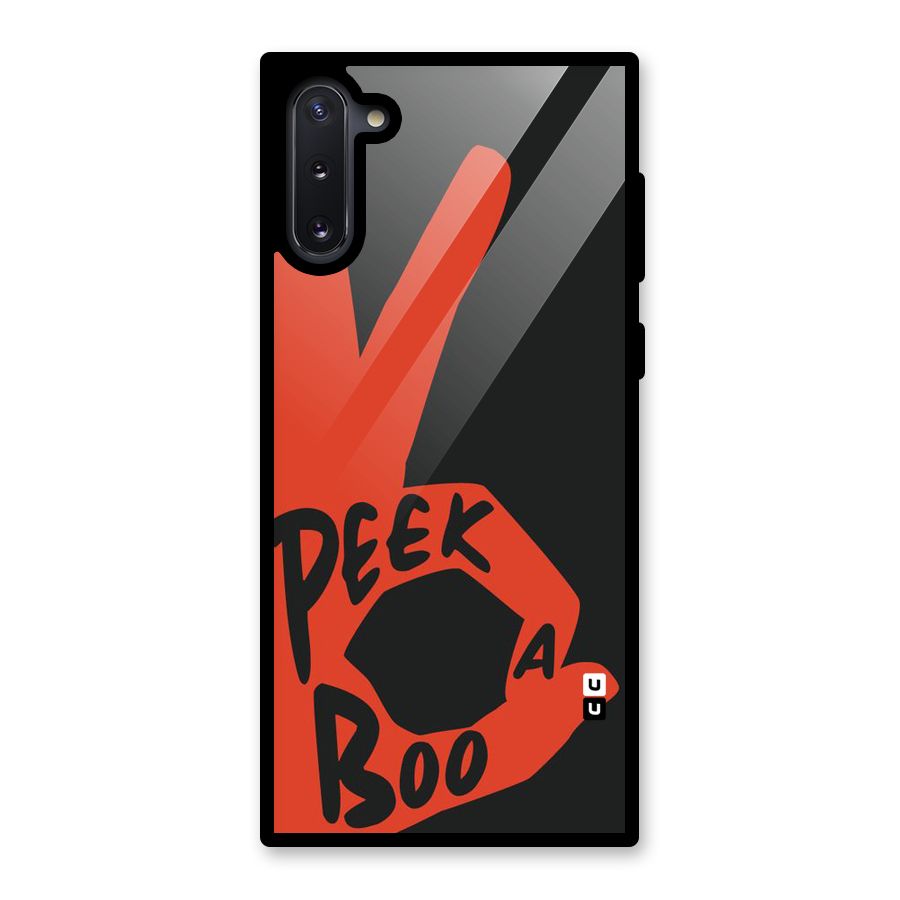 Peek-a-boo Glass Back Case for Galaxy Note 10