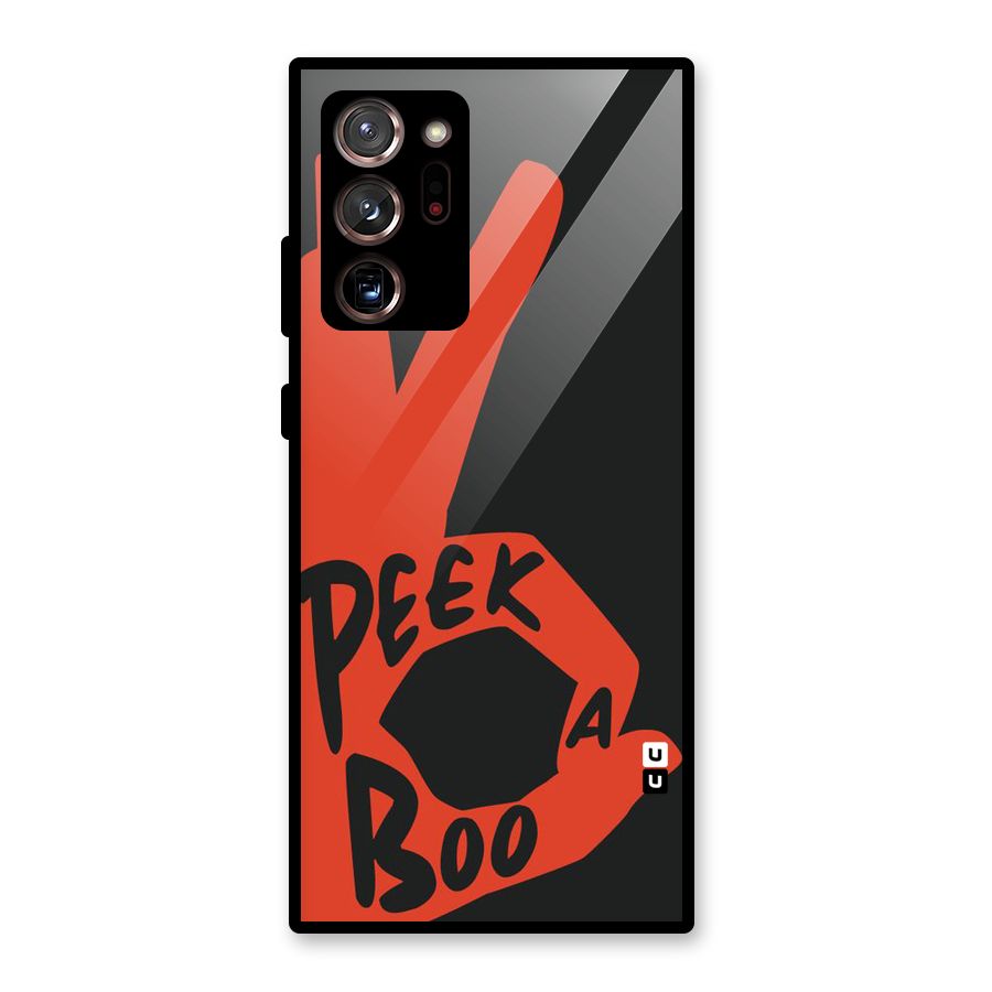 Peek-a-boo Glass Back Case for Galaxy Note 20 Ultra