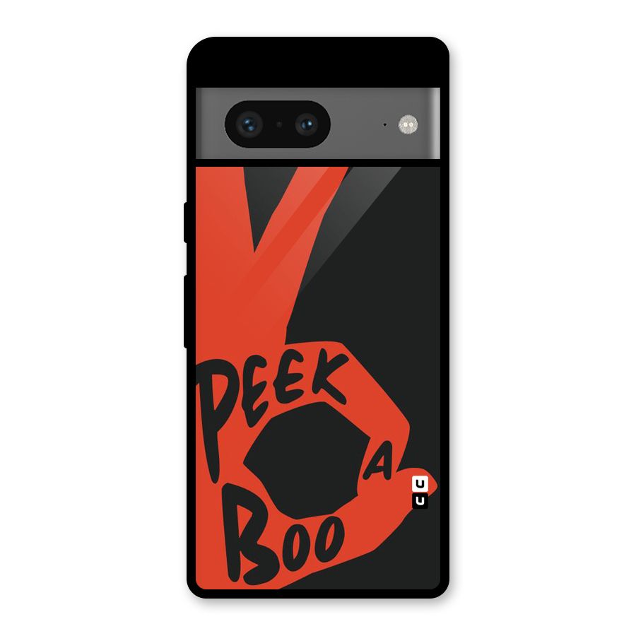 Peek-a-boo Glass Back Case for Google Pixel 7