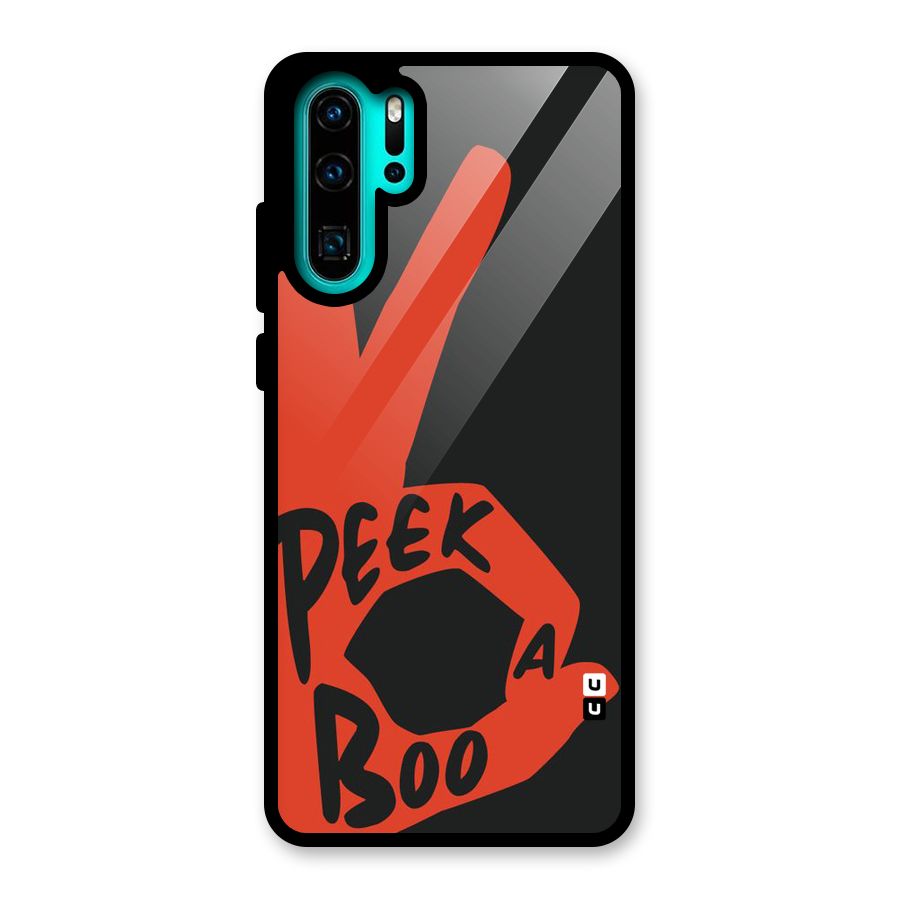 Peek-a-boo Glass Back Case for Huawei P30 Pro