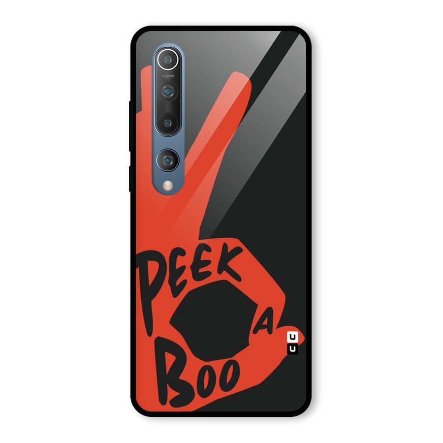 Peek-a-boo Glass Back Case for Mi 10