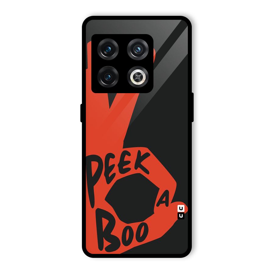 Peek-a-boo Glass Back Case for OnePlus 10 Pro 5G