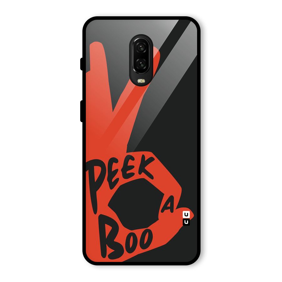 Peek-a-boo Glass Back Case for OnePlus 6T