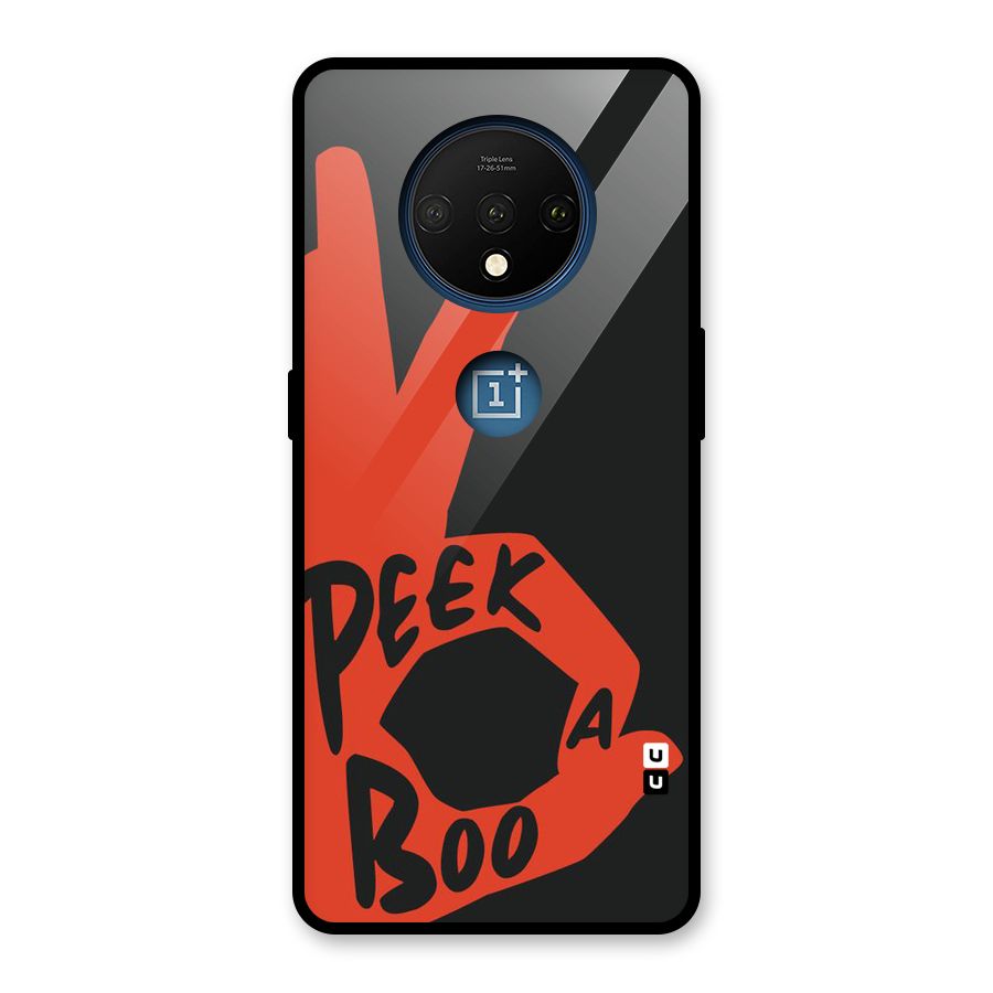 Peek-a-boo Glass Back Case for OnePlus 7T