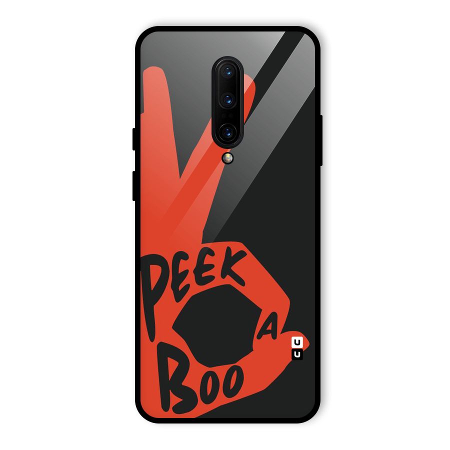 Peek-a-boo Glass Back Case for OnePlus 7 Pro
