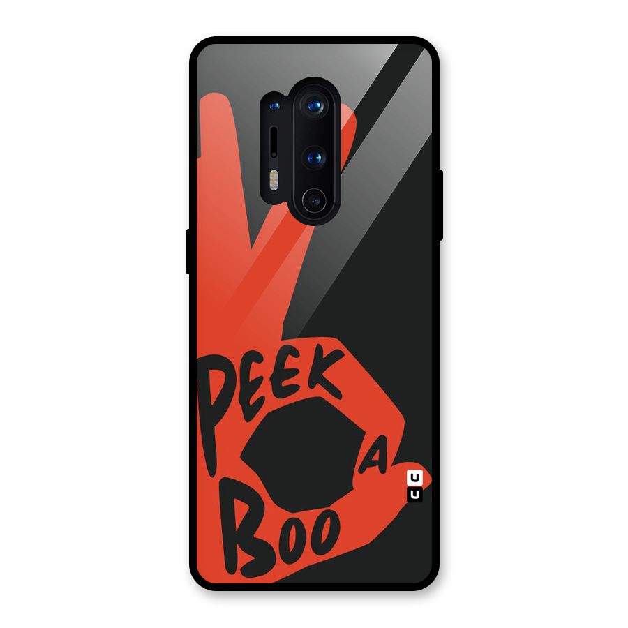 Peek-a-boo Glass Back Case for OnePlus 8 Pro