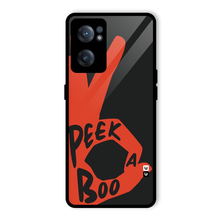 Peek-a-boo Glass Back Case for OnePlus Nord CE 2 5G