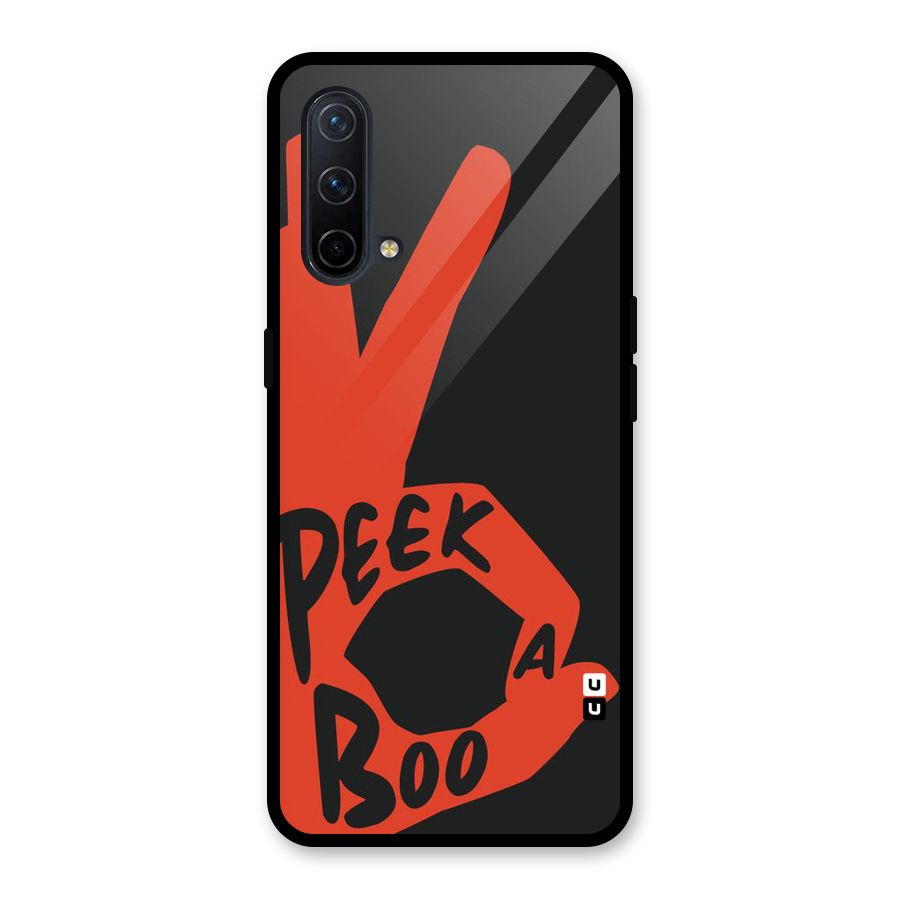 Peek-a-boo Glass Back Case for OnePlus Nord CE 5G