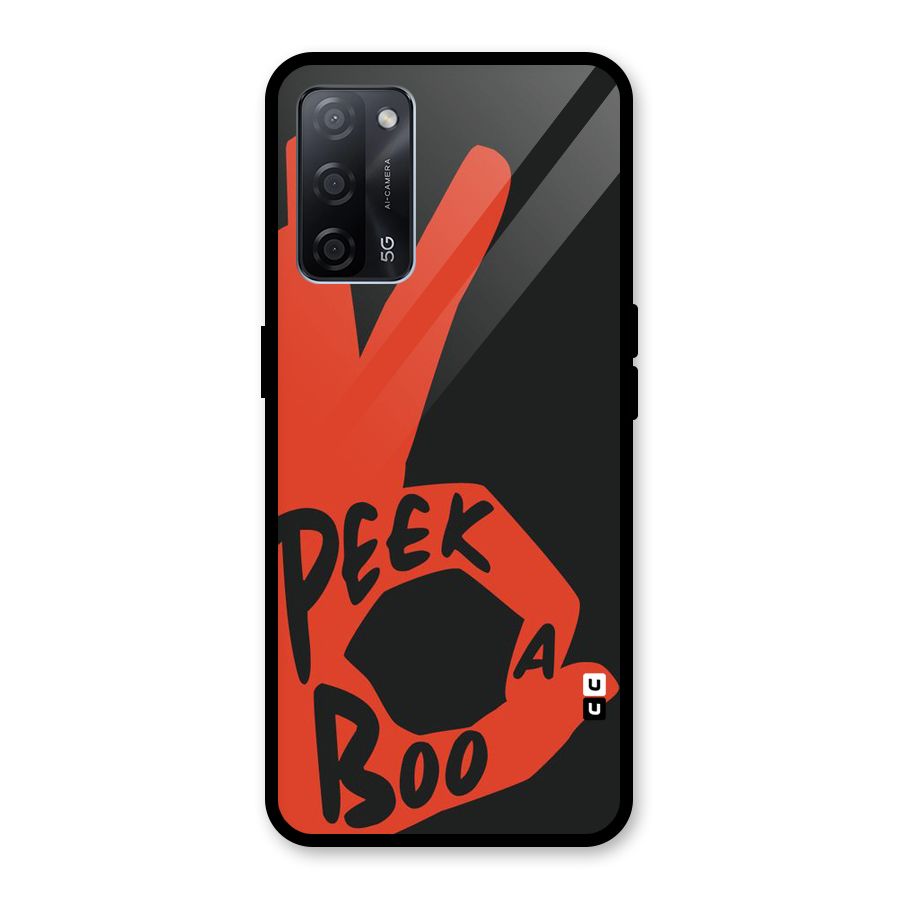 Peek-a-boo Glass Back Case for Oppo A53s 5G