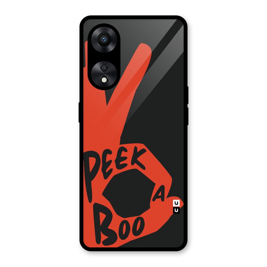 Peek-a-boo Glass Back Case for Oppo A78