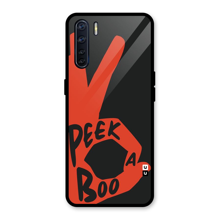 Peek-a-boo Glass Back Case for Oppo F15