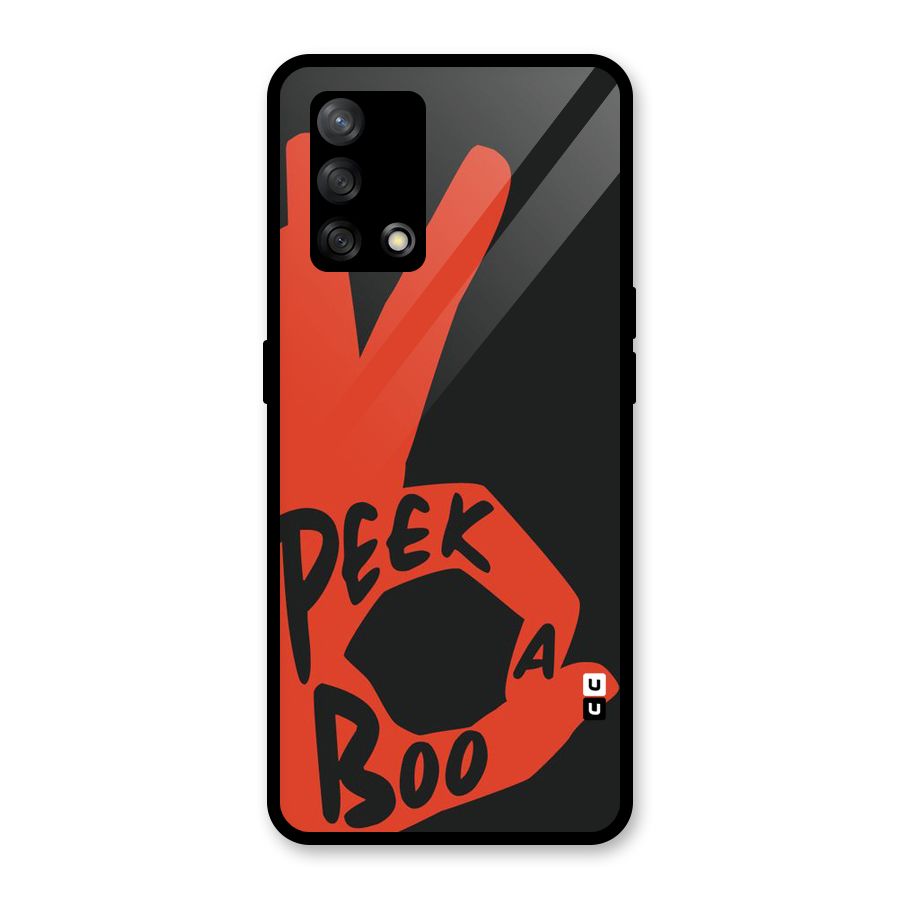 Peek-a-boo Glass Back Case for Oppo F19