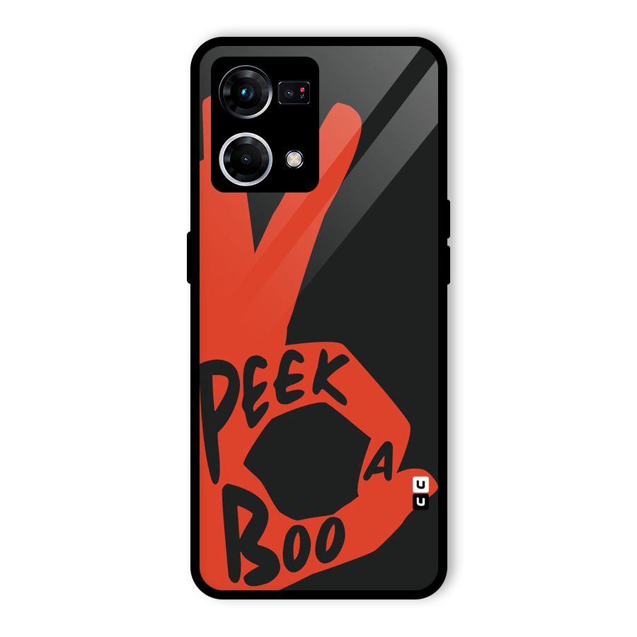 Peek-a-boo Glass Back Case for Oppo F21 Pro 4G