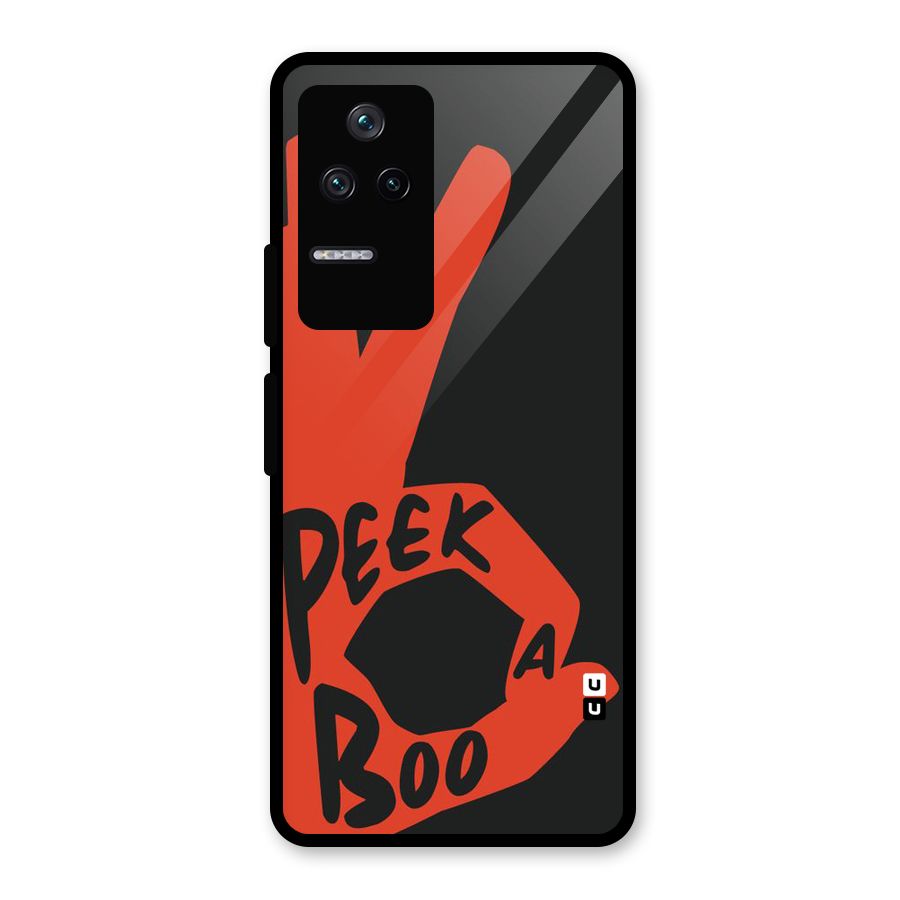 Peek-a-boo Glass Back Case for Poco F4 5G