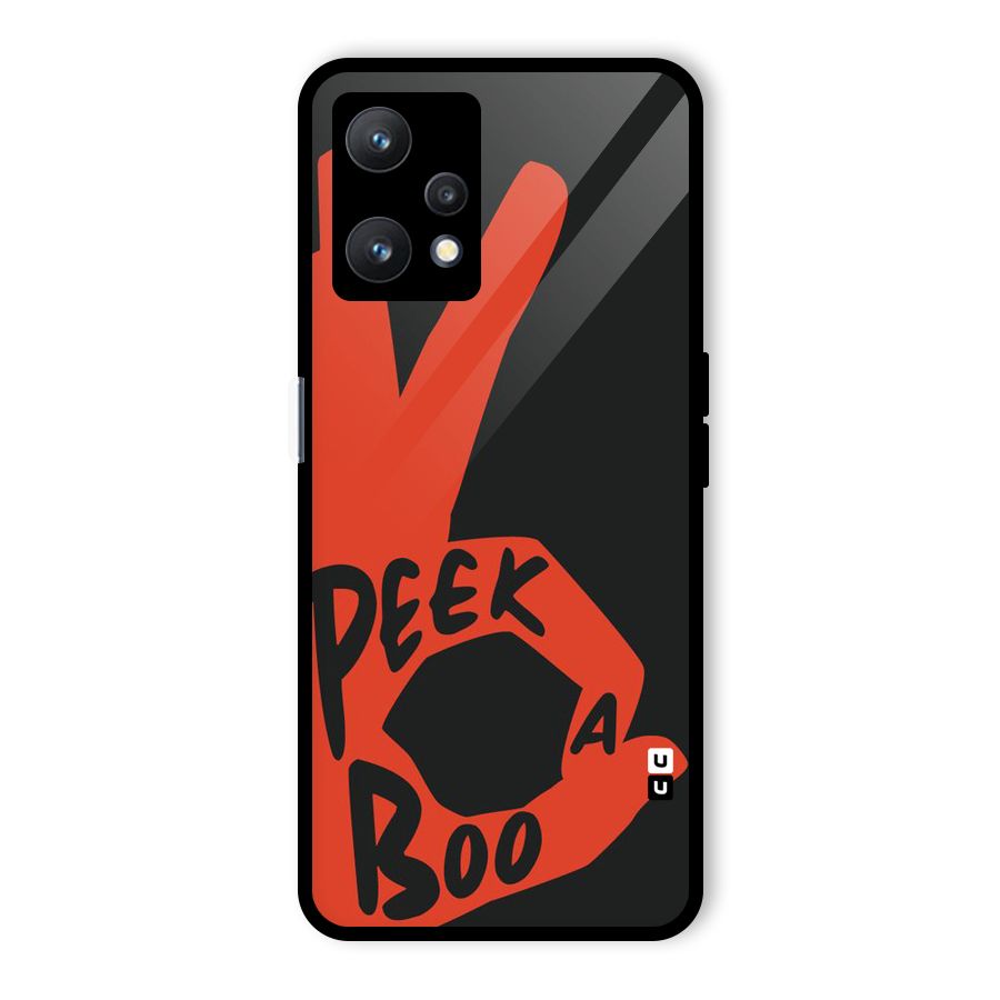 Peek-a-boo Glass Back Case for Realme 9 Pro 5G