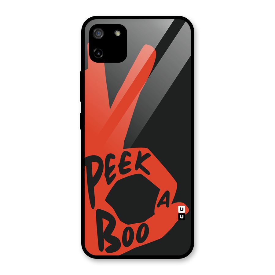 Peek-a-boo Glass Back Case for Realme C11