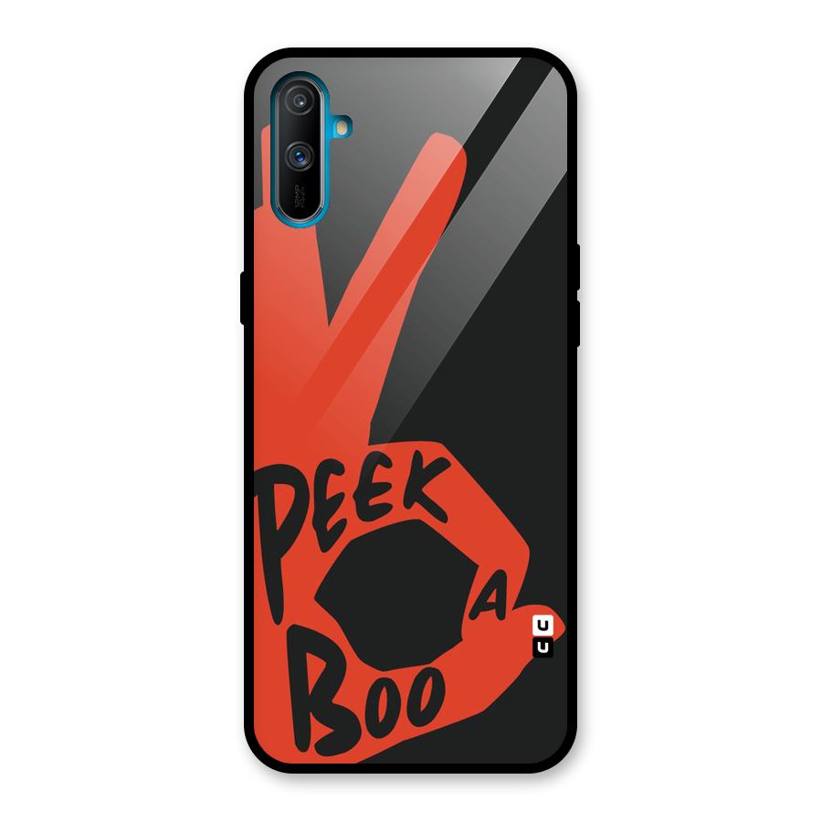Peek-a-boo Glass Back Case for Realme C3