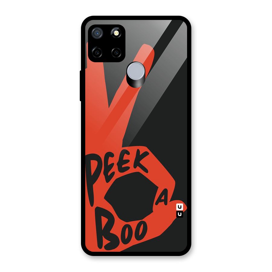 Peek-a-boo Glass Back Case for Realme Narzo 20