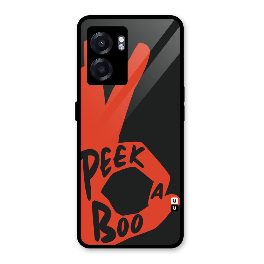 Peek-a-boo Glass Back Case for Realme Narzo 50 5G