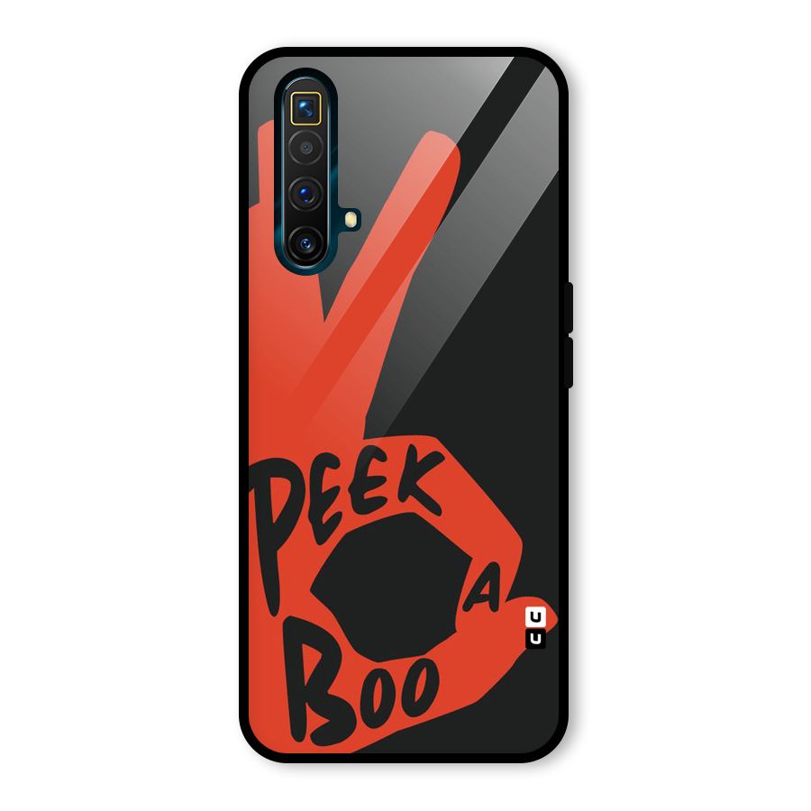 Peek-a-boo Glass Back Case for Realme X3 SuperZoom