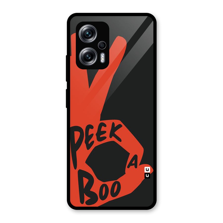Peek-a-boo Glass Back Case for Redmi K50i