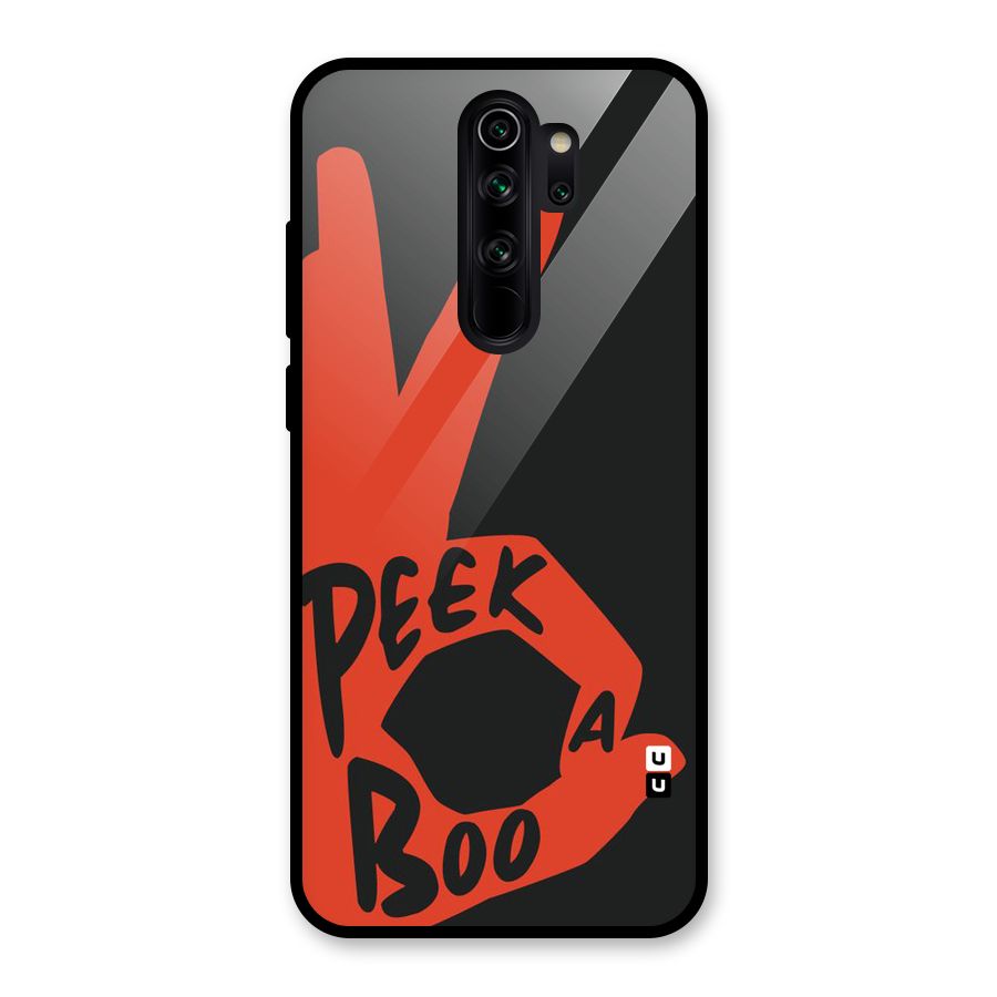 Peek-a-boo Glass Back Case for Redmi Note 8 Pro
