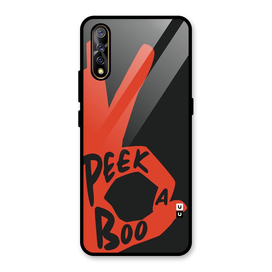 Peek-a-boo Glass Back Case for Vivo S1