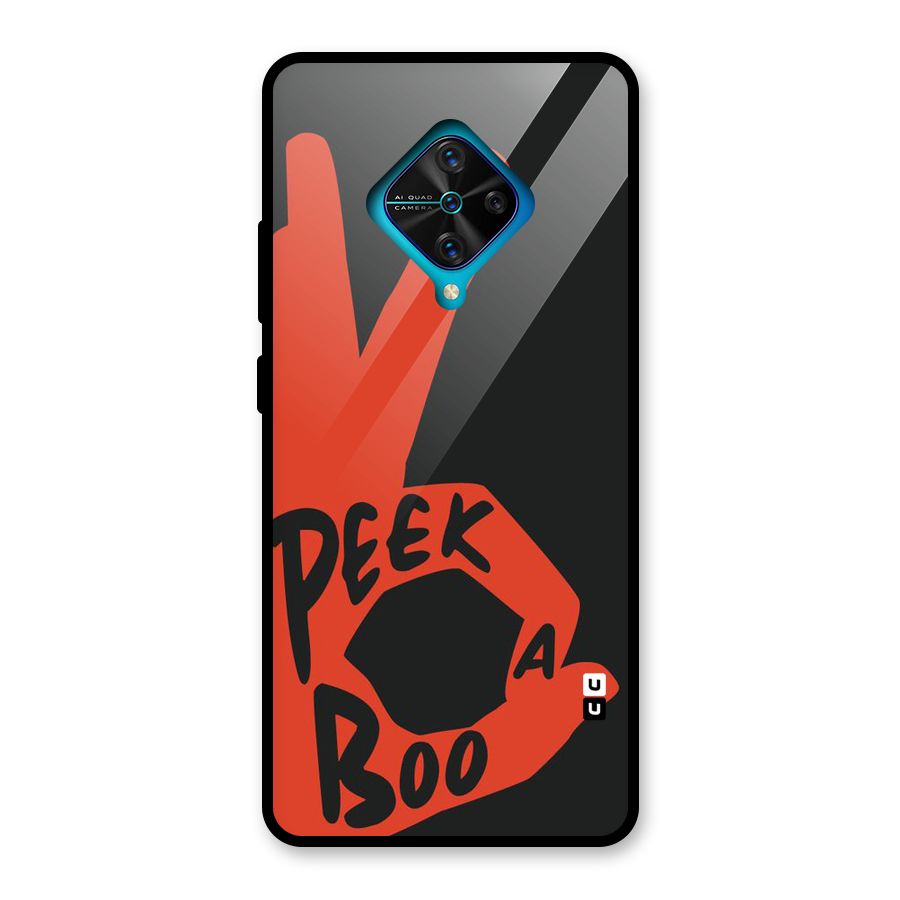 Peek-a-boo Glass Back Case for Vivo S1 Pro