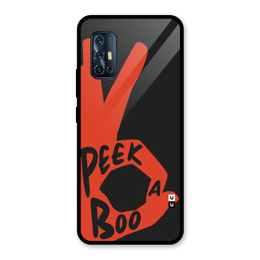 Peek-a-boo Glass Back Case for Vivo V17