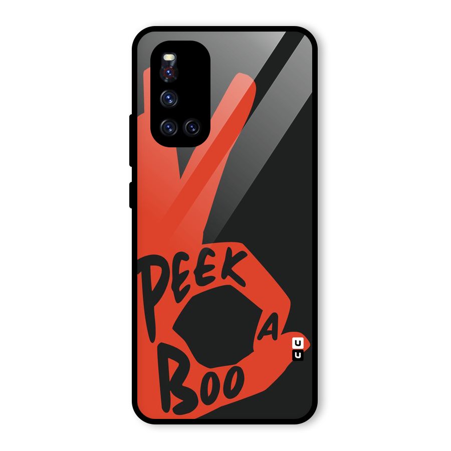 Peek-a-boo Glass Back Case for Vivo V19