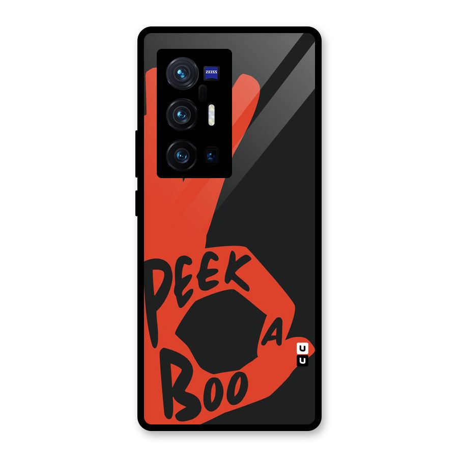 Peek-a-boo Glass Back Case for Vivo X70 Pro Plus