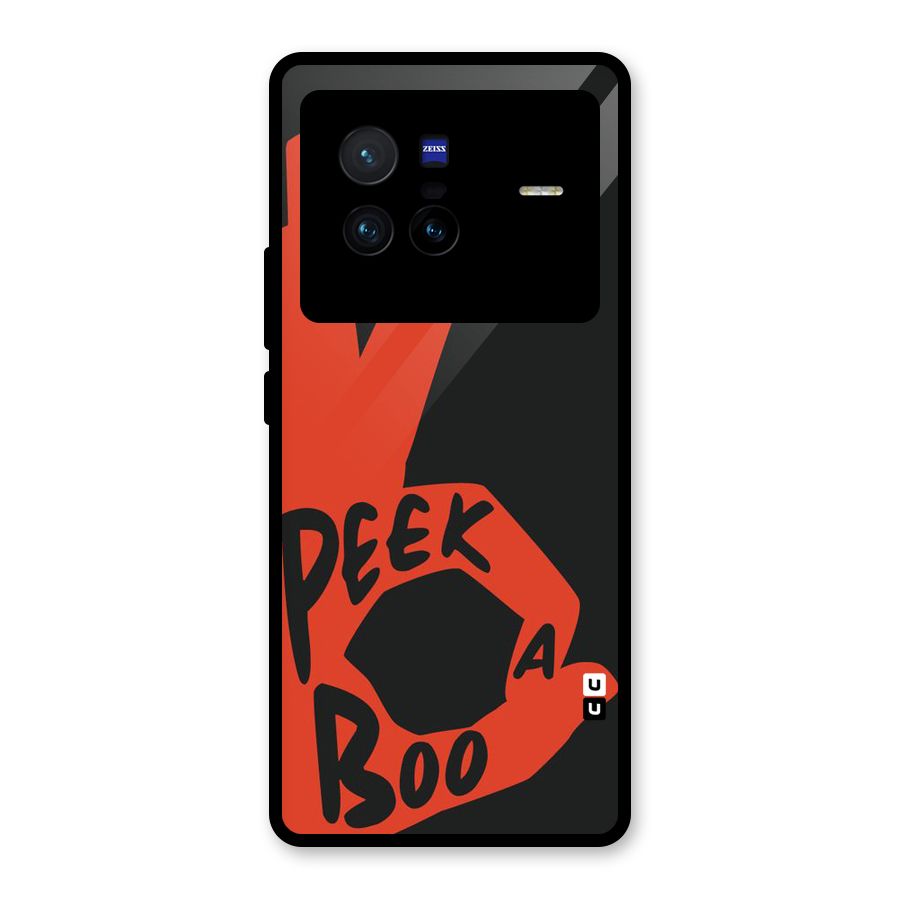 Peek-a-boo Glass Back Case for Vivo X80