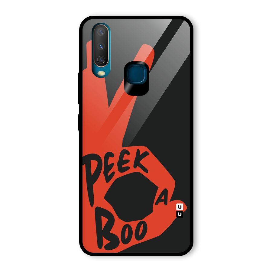 Peek-a-boo Glass Back Case for Vivo Y12