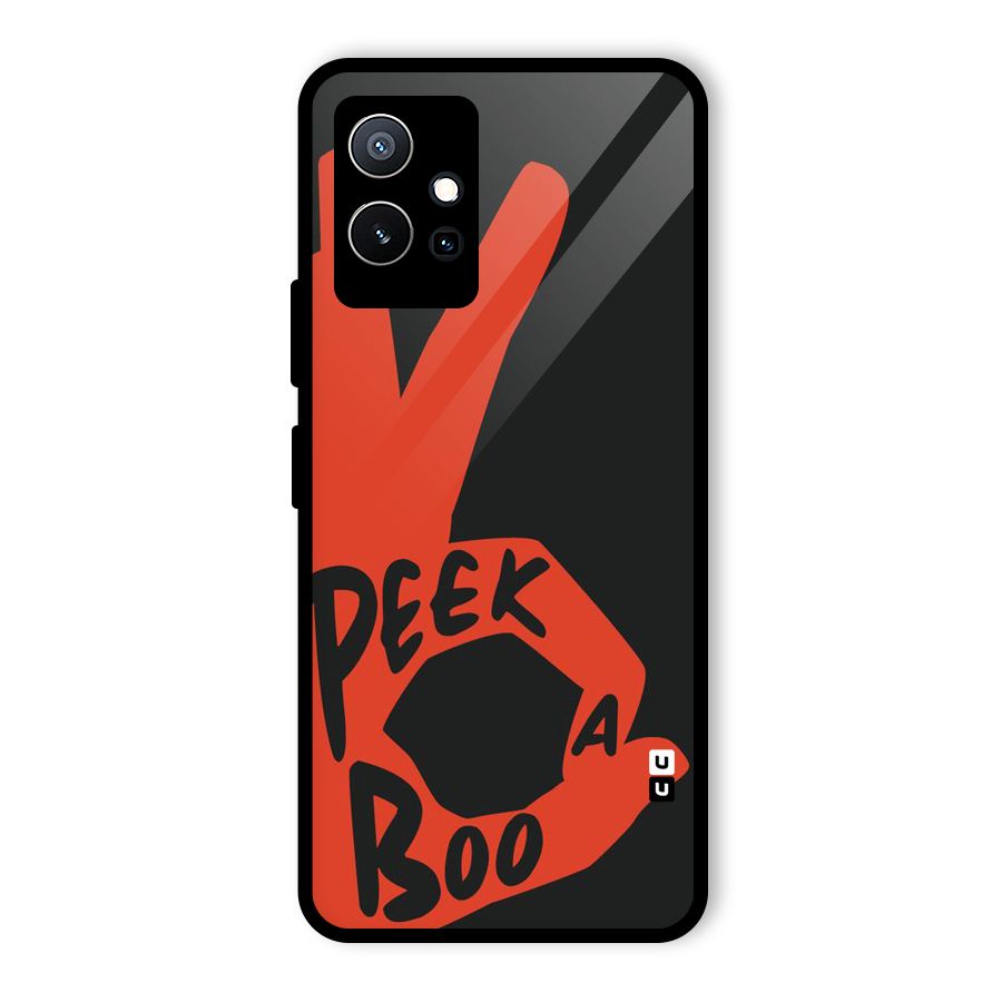 Peek-a-boo Glass Back Case for Vivo Y75 5G