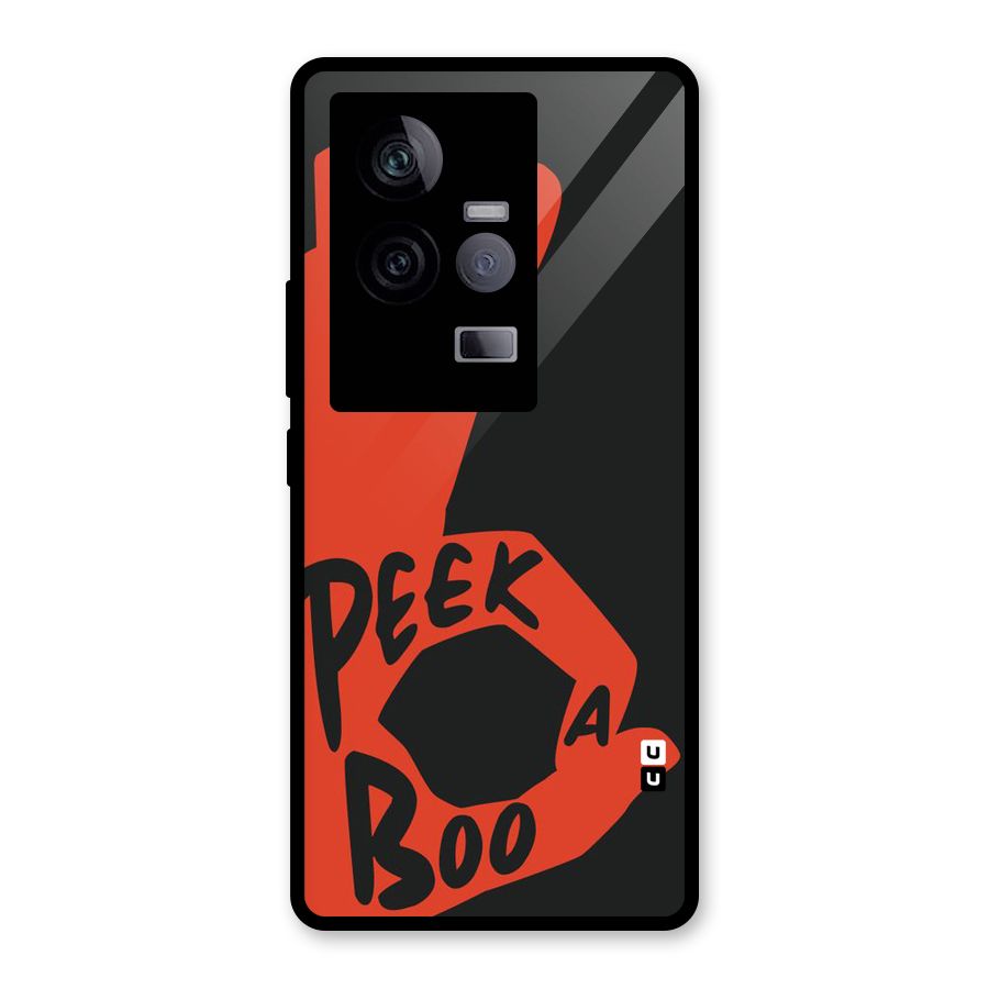 Peek-a-boo Glass Back Case for Vivo iQOO 11 5G