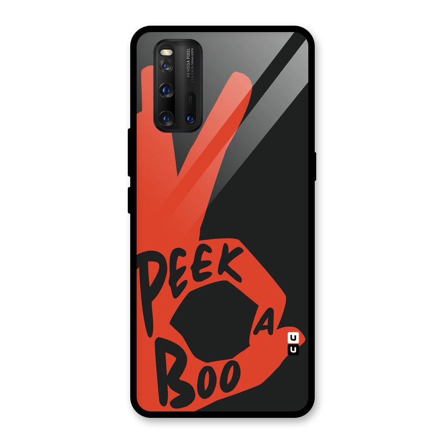 Peek-a-boo Glass Back Case for Vivo iQOO 3