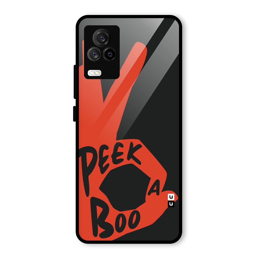 Peek-a-boo Glass Back Case for Vivo iQOO 7 Legend 5G