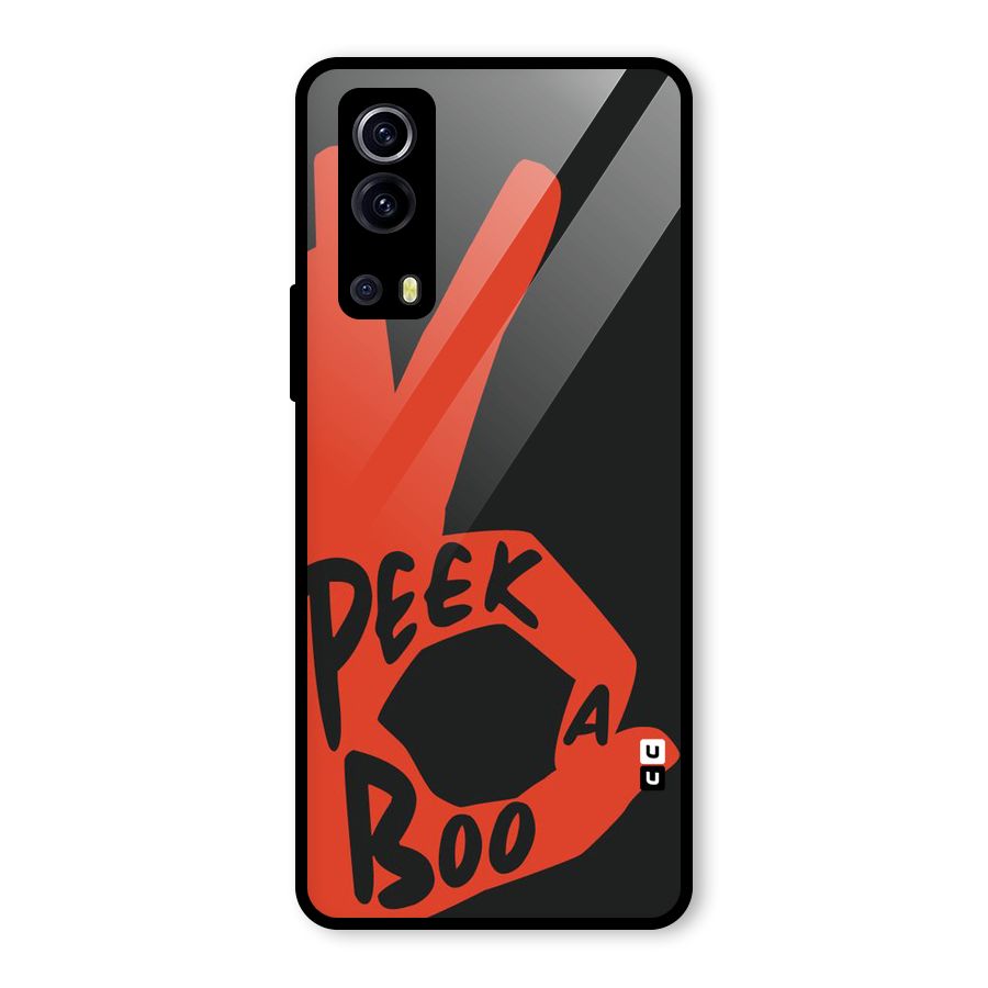 Peek-a-boo Glass Back Case for Vivo iQOO Z3