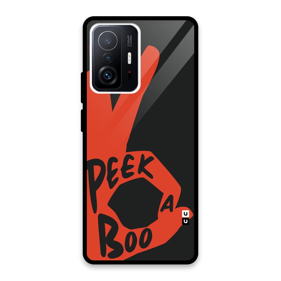 Peek-a-boo Glass Back Case for Xiaomi 11T Pro