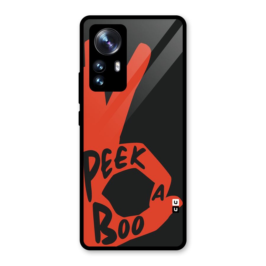 Peek-a-boo Glass Back Case for Xiaomi 12 Pro