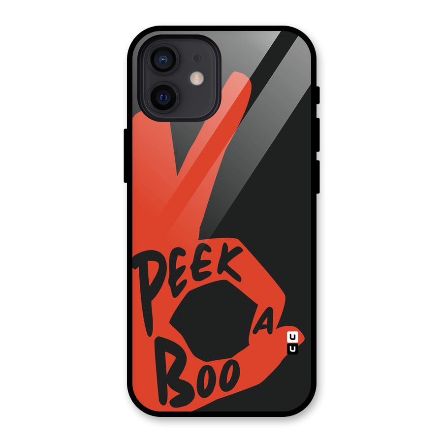 Peek-a-boo Glass Back Case for iPhone 12