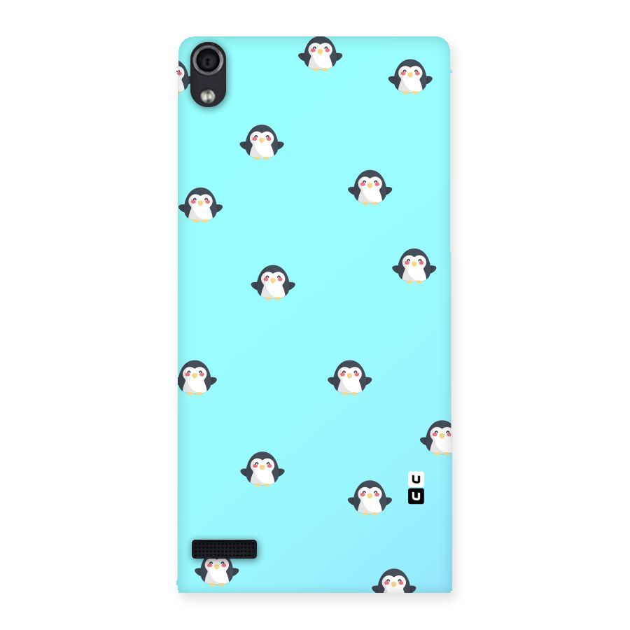 Penguins Pattern Print Back Case for Ascend P6