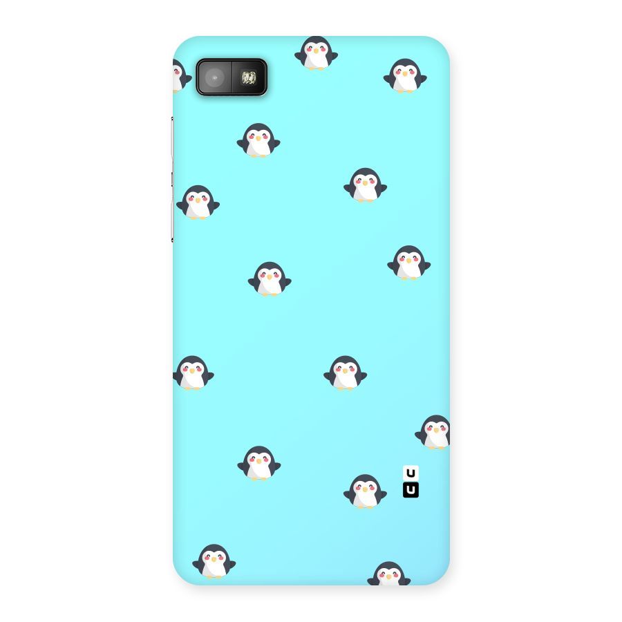 Penguins Pattern Print Back Case for Blackberry Z10