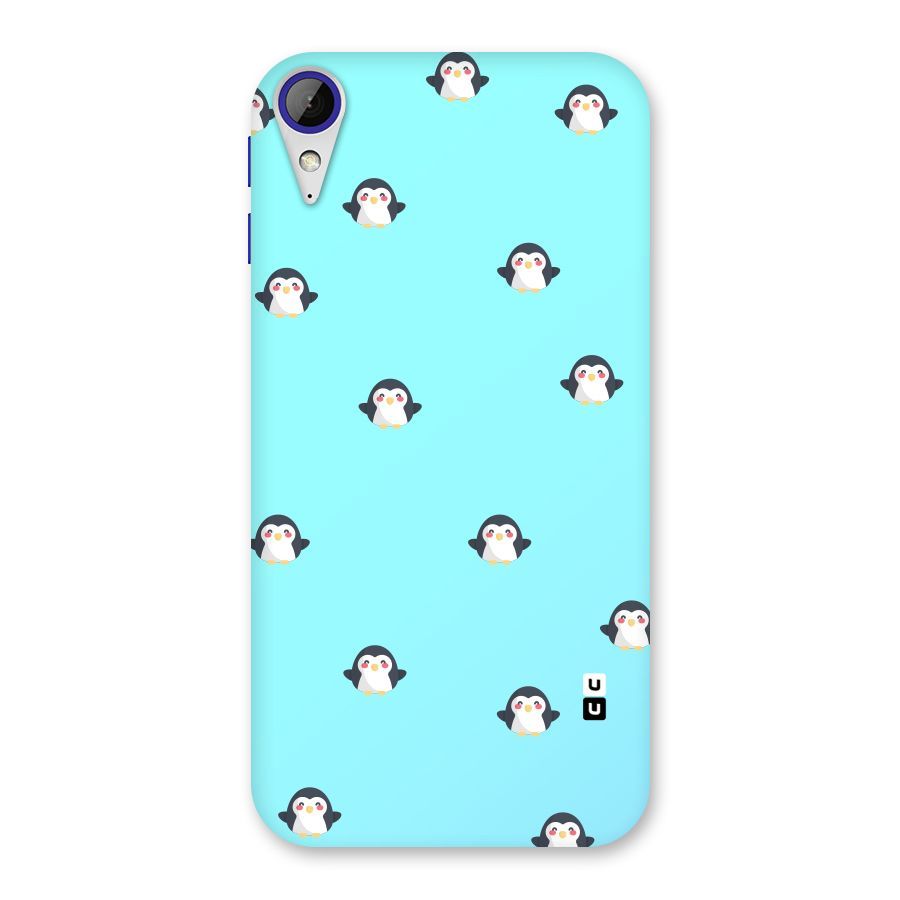 Penguins Pattern Print Back Case for Desire 830
